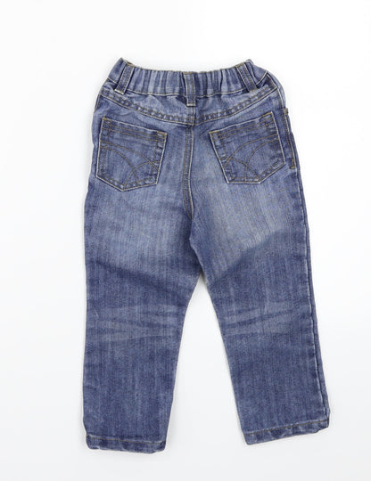 Preloved M&Co Baby Blue   Capri Jeans Size 18 Months - Back