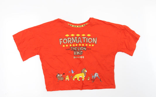 Love To Lounge Womens Red   Top Pyjama Top Size XS  - Disney The Lion King