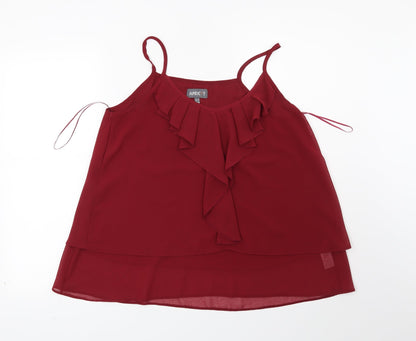 Apricot Womens Red   Basic Blouse Size 12
