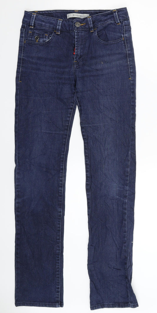 Preloved Jackpot Womens Blue  Denim Skinny Jeans Size 26 in L31 in - Front