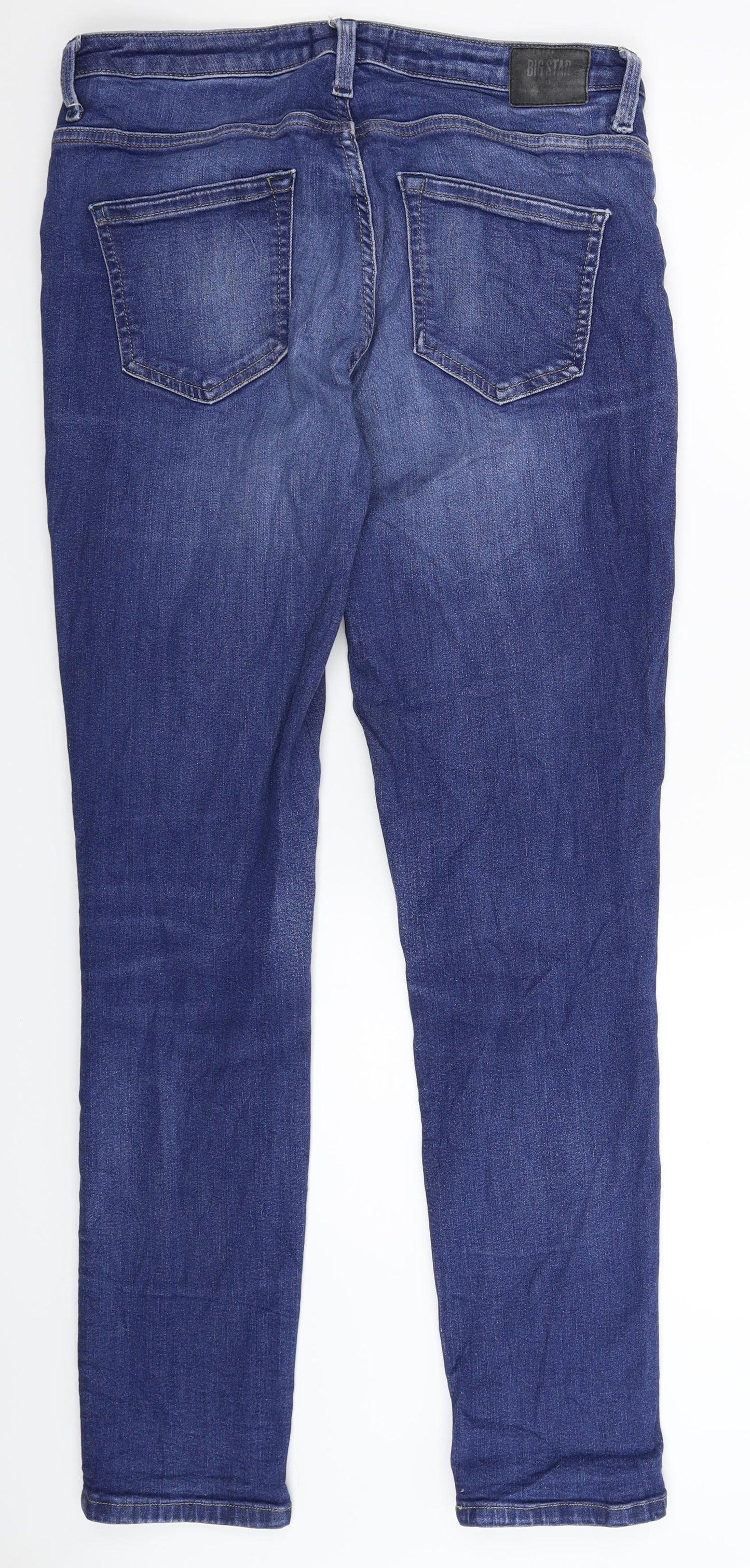 BIG STAR Womens Blue  Denim Skinny Jeans Size 34 in L31 in