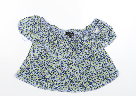 Topshop Womens Multicoloured Floral  Basic Tank Size 10