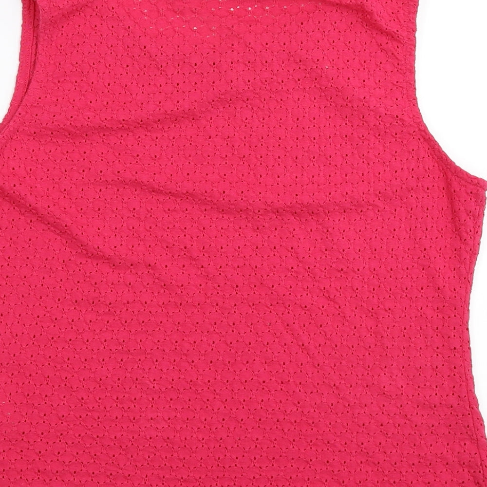 New Look Womens Pink   Basic T-Shirt Size 12