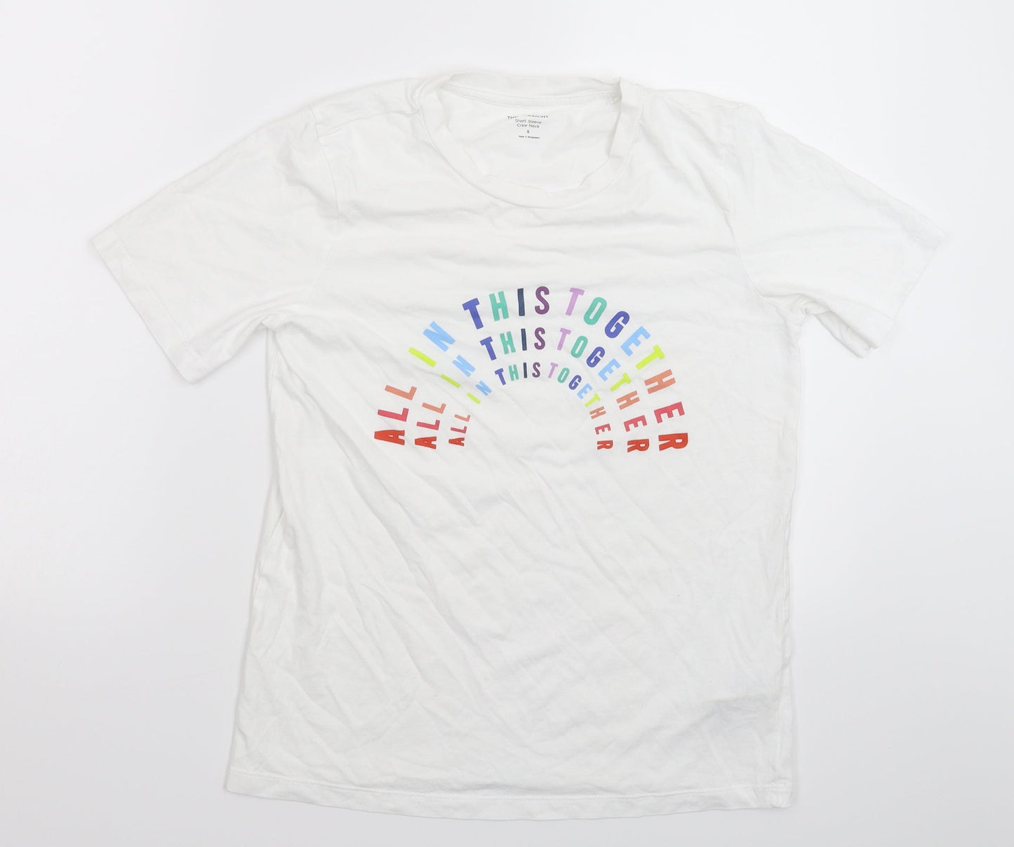 Marks and Spencer Womens White   Basic T-Shirt Size 8