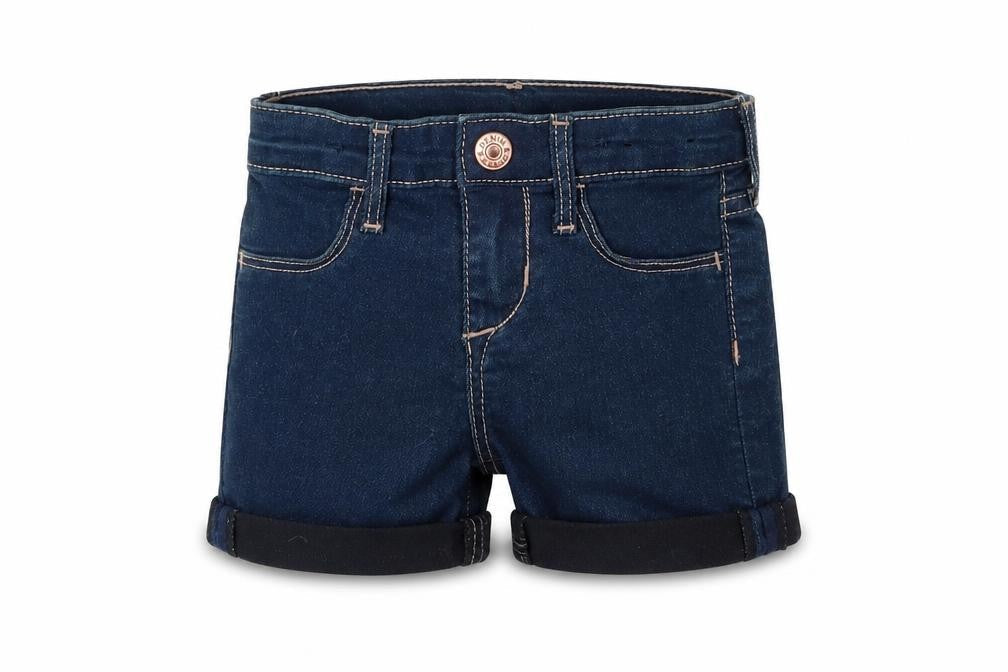 Preworn Girls Blue   Pedal Pusher Jeans Size 12-18 Months