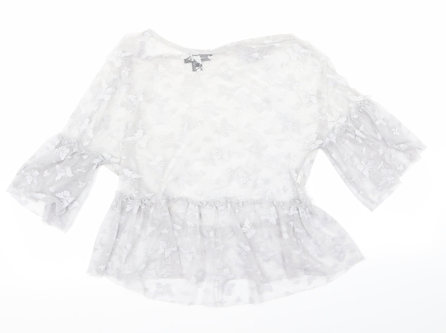 Atmosphere Womens Silver   Basic Blouse Size 8