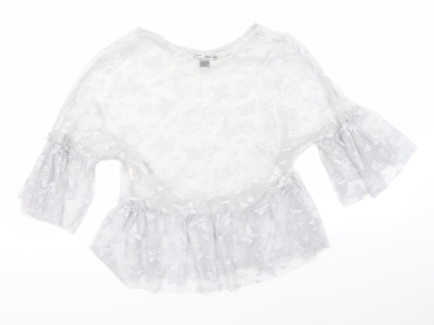 Atmosphere Womens Silver   Basic Blouse Size 8