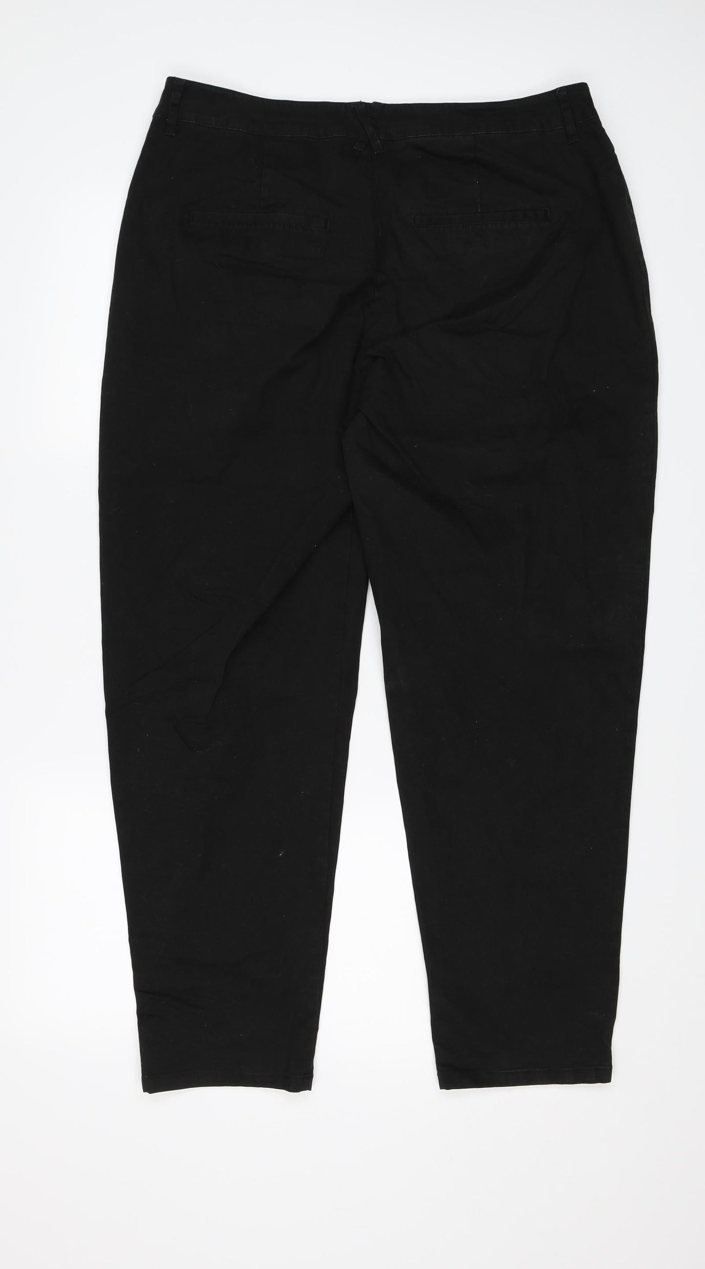 ASOS Womens Black   Trousers  Size 14 L28 in