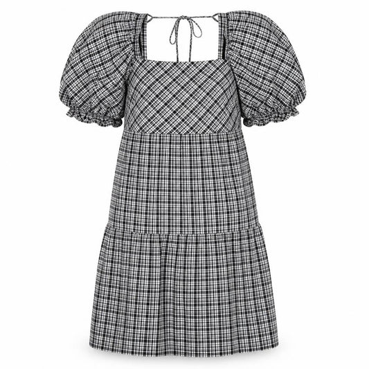 Papaya Womens Black Check  Shift  Size 8
