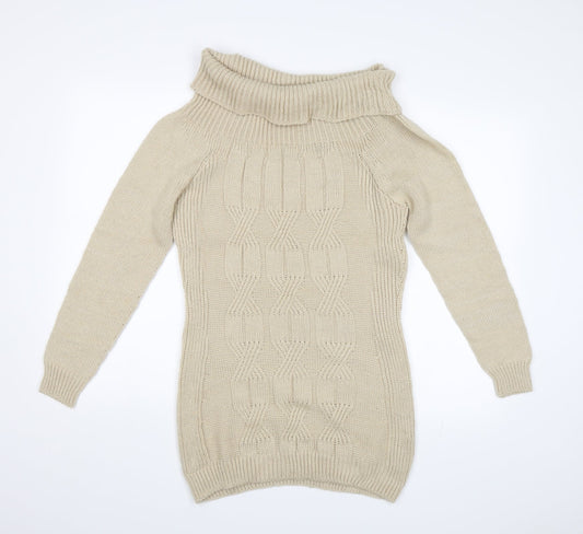Preworn Womens Beige   Pullover Jumper Size S