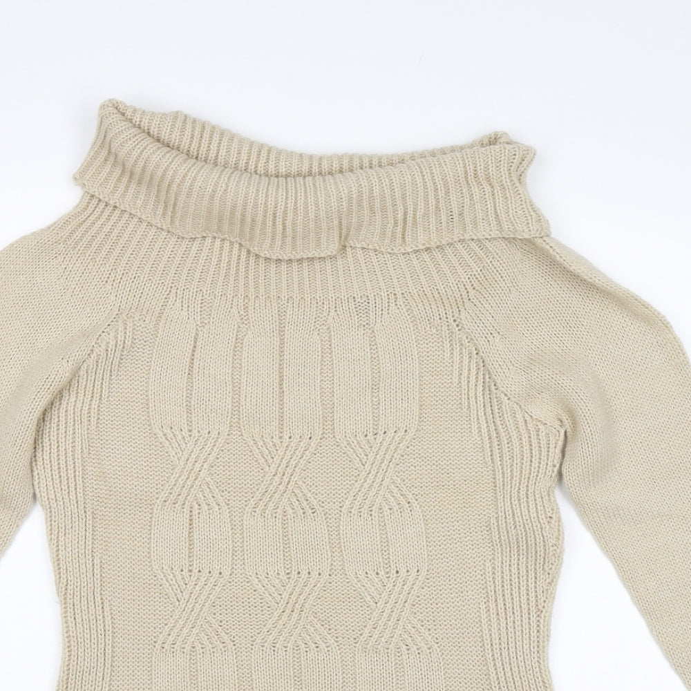 Preworn Womens Beige   Pullover Jumper Size S