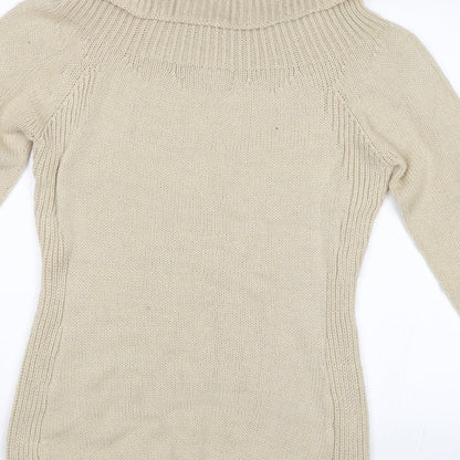 Preloved Preworn Womens Beige   Pullover Jumper Size S - Label