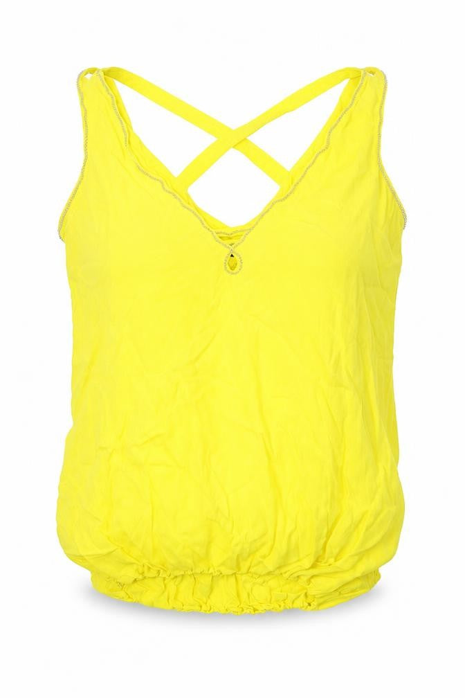 F&F Womens Yellow   Basic Blouse Size 16