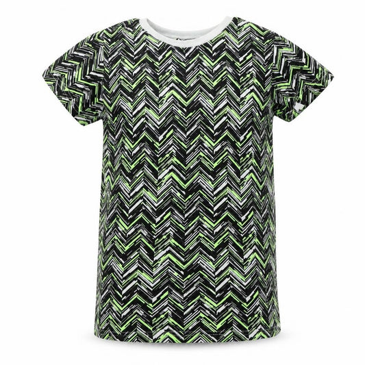 Matlan Boys Green Geometric  Basic T-Shirt Size 8 Years