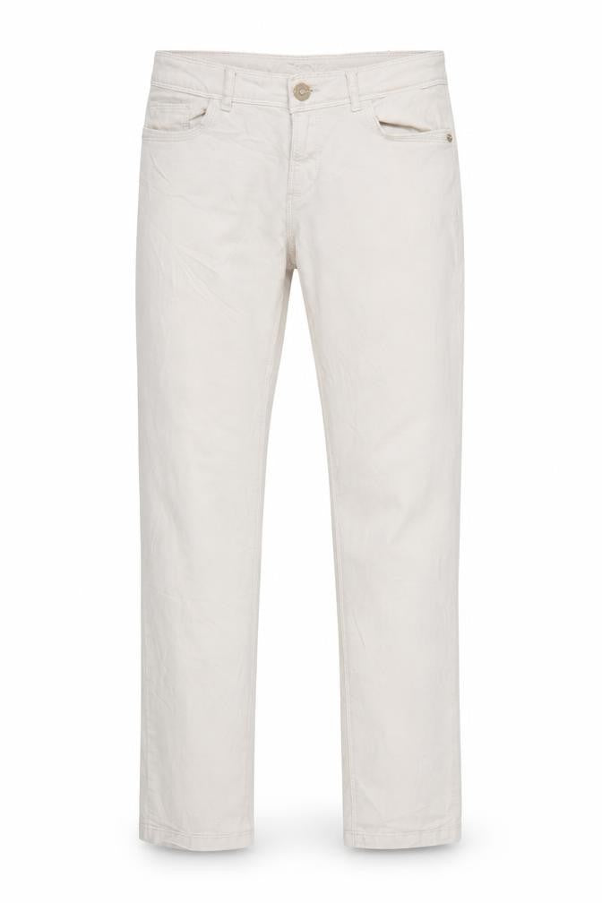 Zara Womens Ivory  Denim Straight Jeans Size 8 L29 in