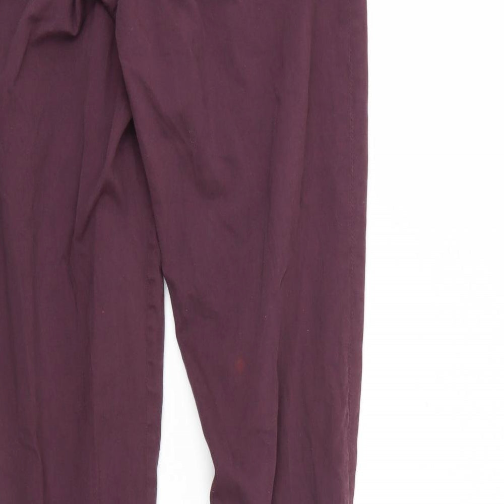 Dorothy Perkins Womens Purple   Straight Jeans Size 8 L30 in