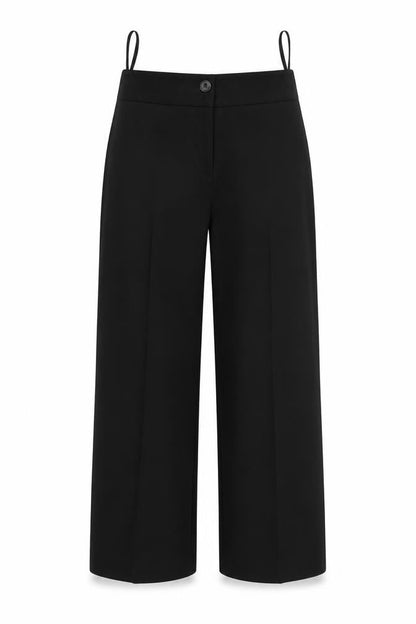 Preworn Womens Black   Trousers  Size 8 L26 in