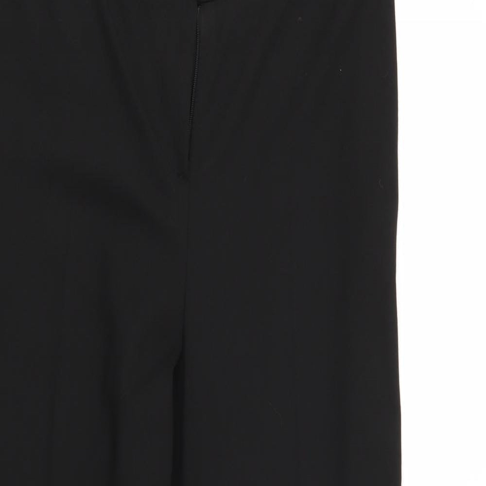 Preworn Womens Black   Trousers  Size 8 L26 in