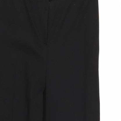 Preworn Womens Black   Trousers  Size 8 L26 in