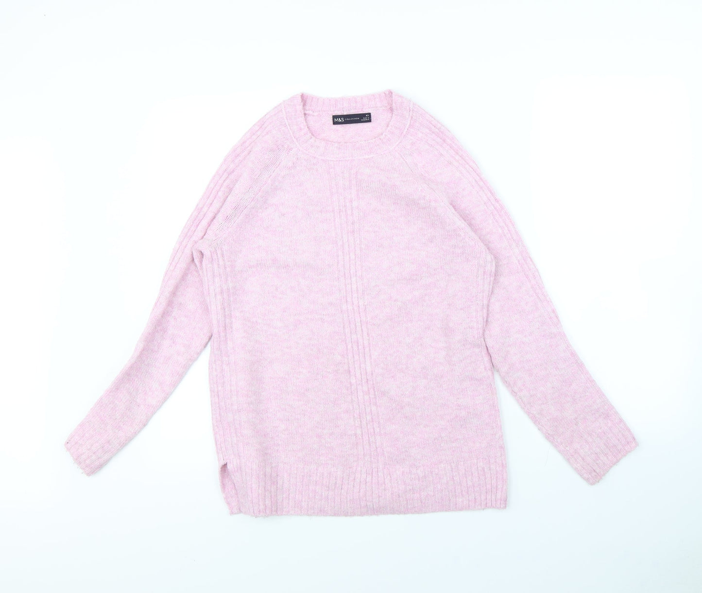 m&s Womens Pink   Pullover Jumper Size XS