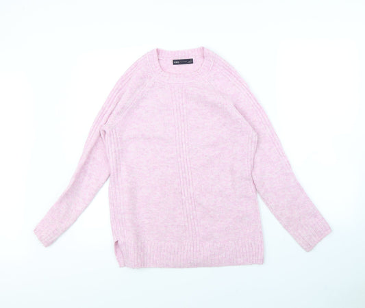 m&s Womens Pink   Pullover Jumper Size XS