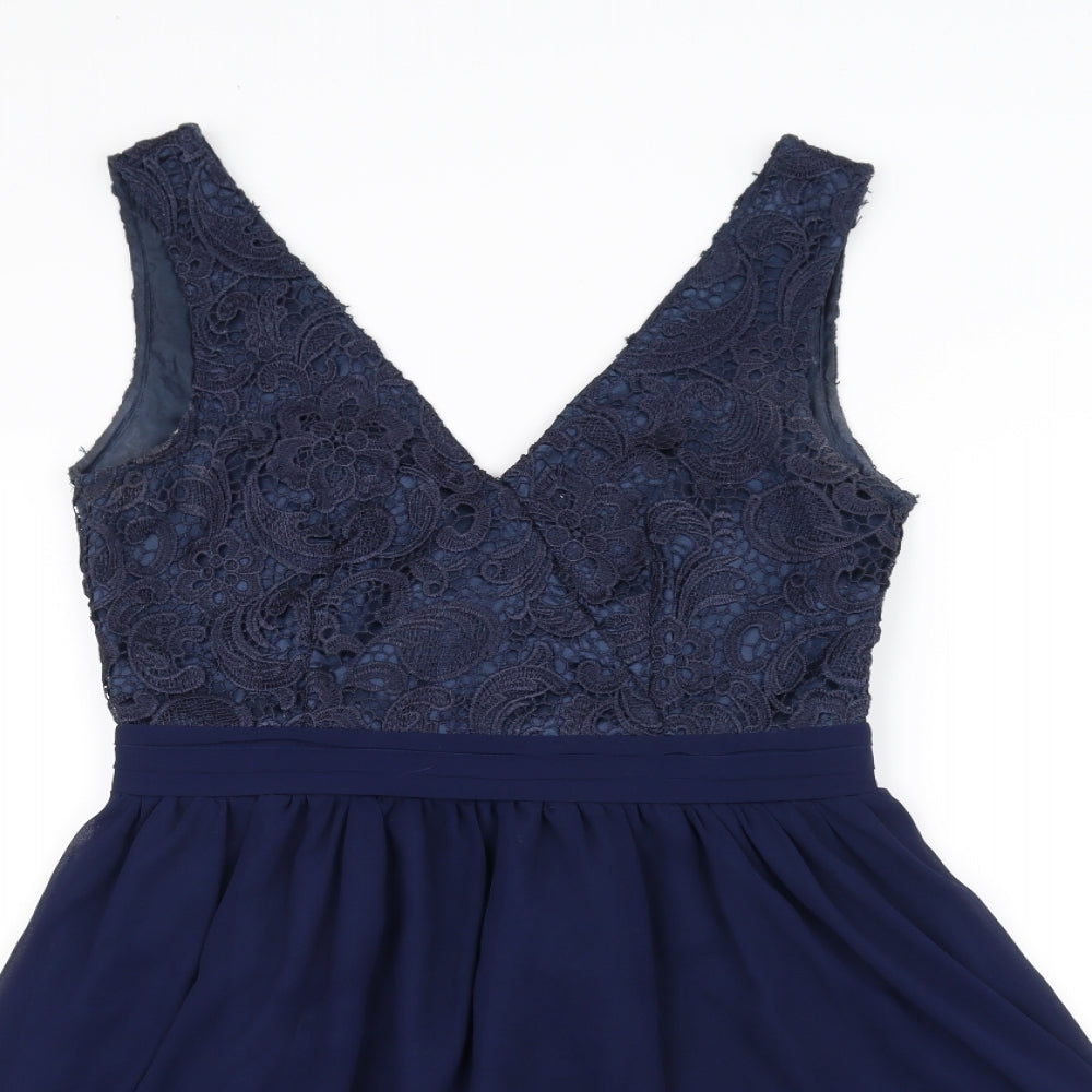 sambara Womens Blue   A-Line  Size 8