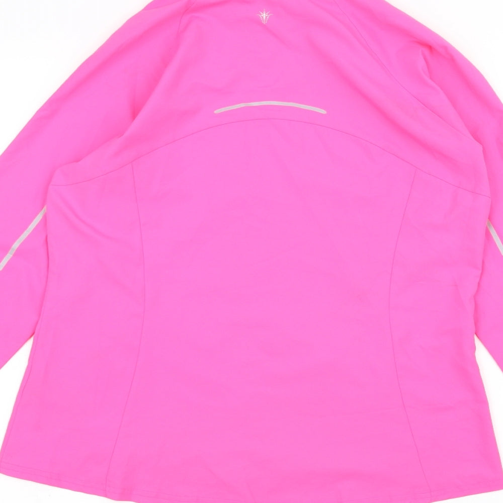 Marks and Spencer Womens Pink   Windbreaker Coat Size 8