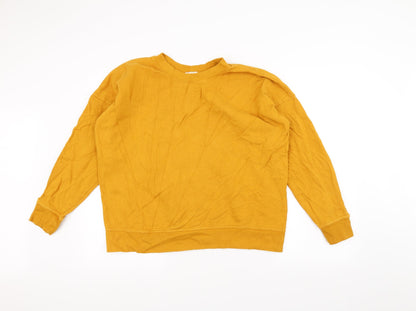 Next Womens Yellow   Pullover Jumper Size 16