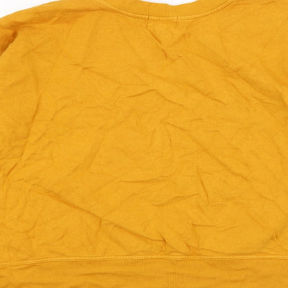 Next Womens Yellow   Pullover Jumper Size 16