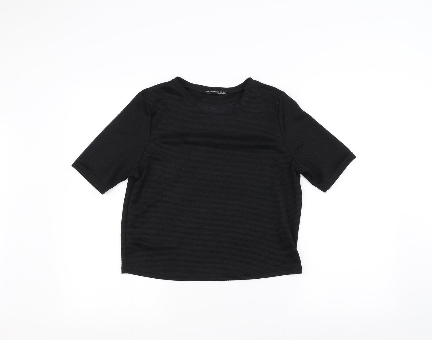 Atmosphere Womens Black   Basic T-Shirt Size 12