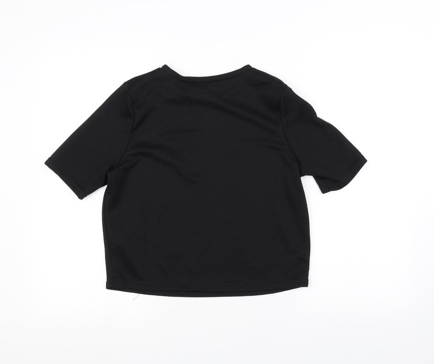 Atmosphere Womens Black   Basic T-Shirt Size 12