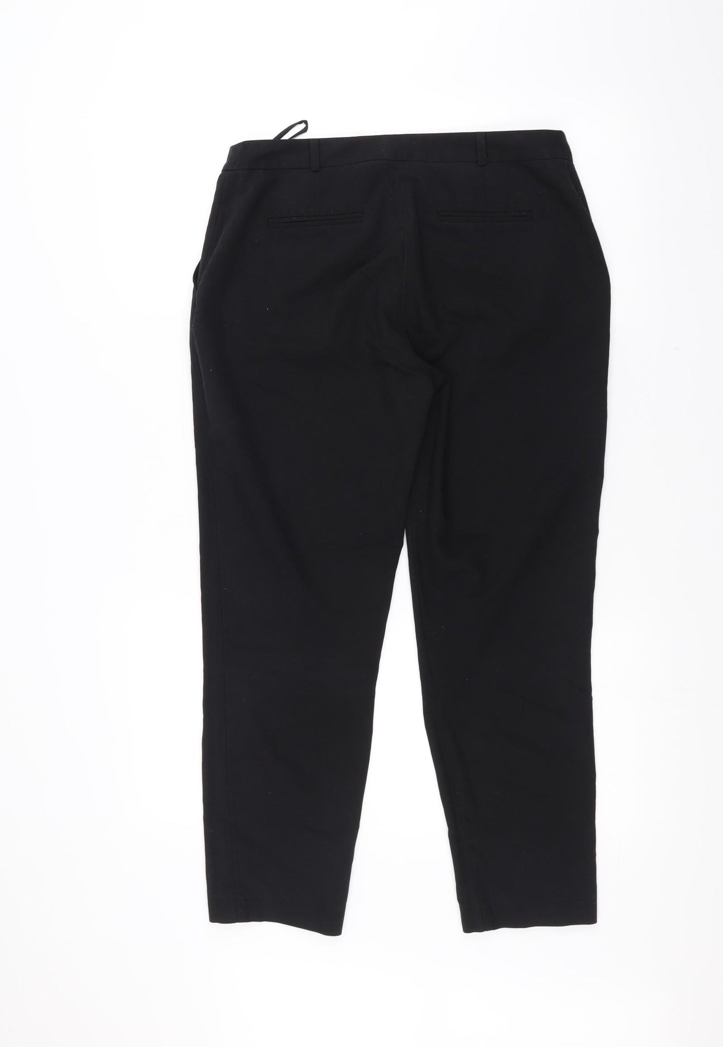 Topshop Womens Black   Trousers  Size 10 L24 in