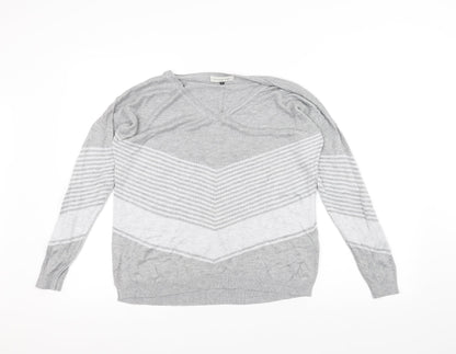 Maison de nimes Womens Grey   Pullover Jumper Size S