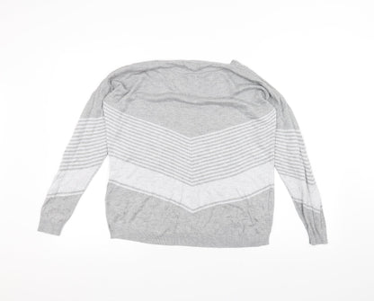 Maison de nimes Womens Grey   Pullover Jumper Size S
