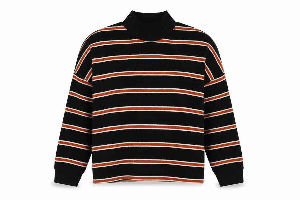 Primark Womens Black Striped  Pullover Jumper Size S
