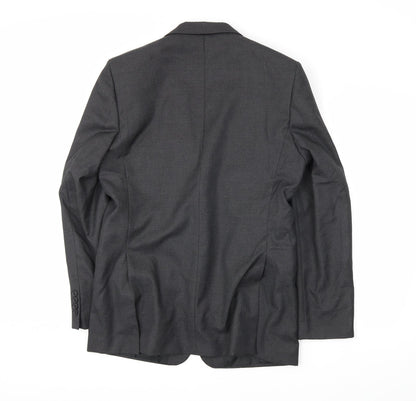 MOSS ESQ Mens Grey   Jacket Blazer Size L