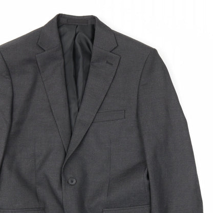 MOSS ESQ Mens Grey   Jacket Blazer Size L