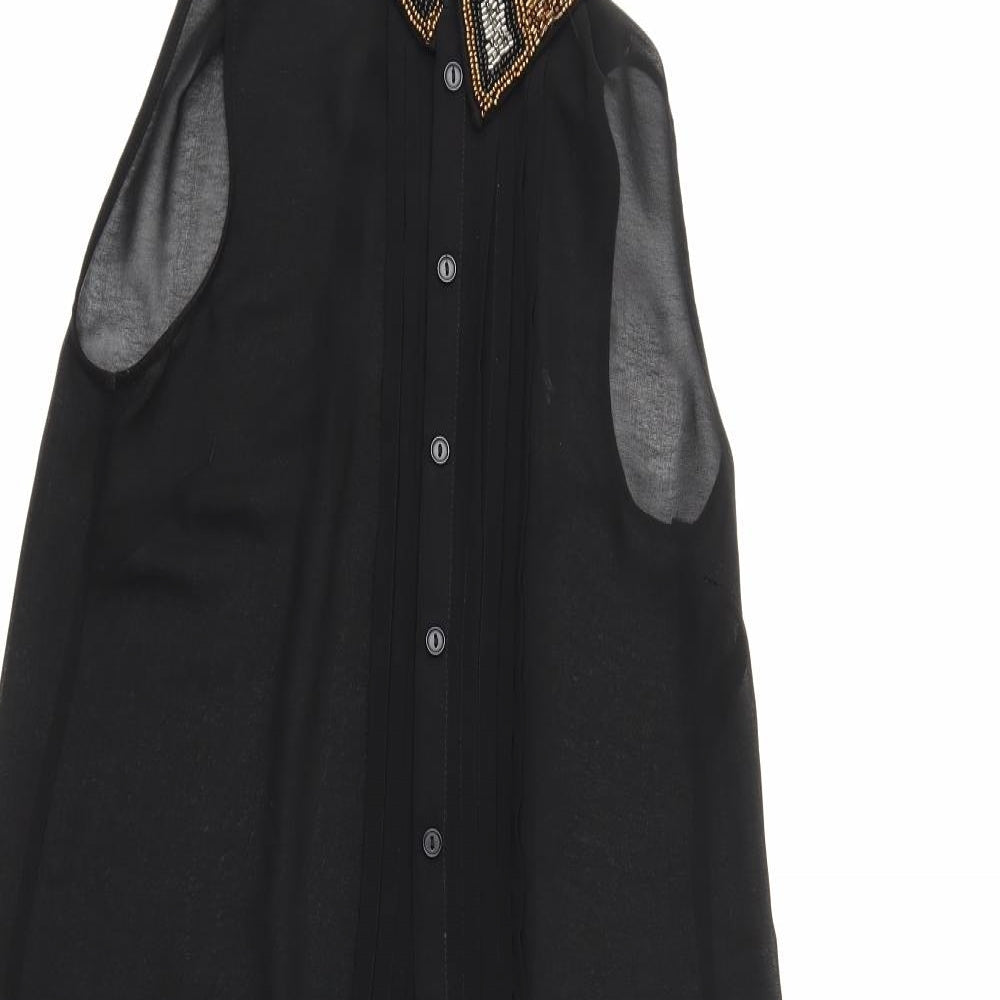 Atmosphere Womens Black   Basic Button-Up Size 6