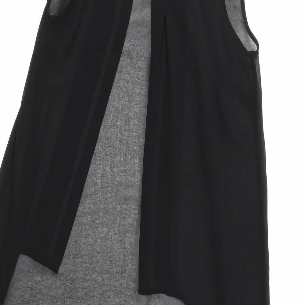 Atmosphere Womens Black   Basic Button-Up Size 6