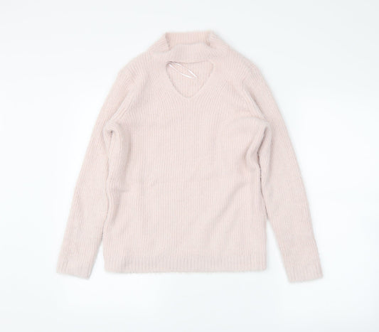 Peacocks Womens Pink   Pullover Jumper Size S