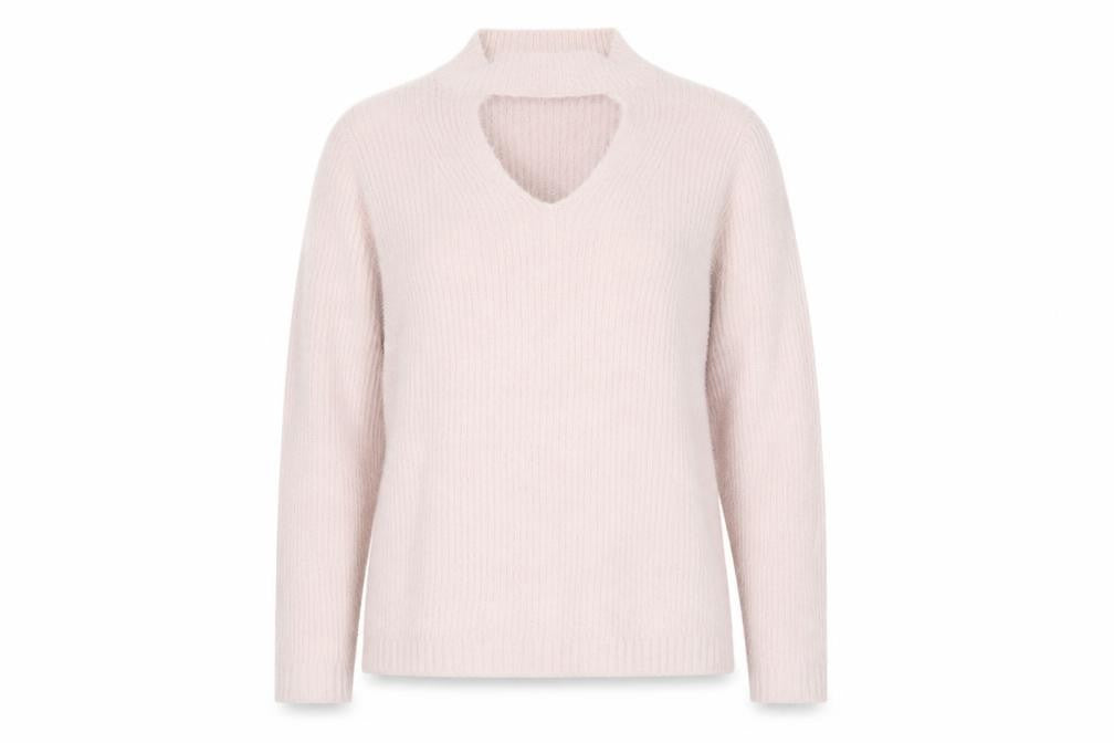 Peacocks Womens Pink   Pullover Jumper Size S