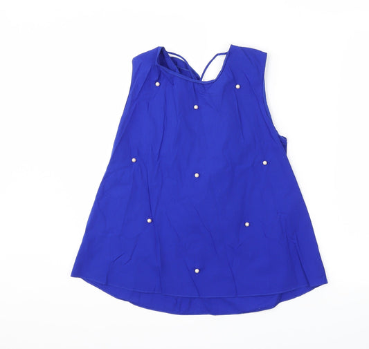 Zara Womens Blue   Basic Blouse Size S