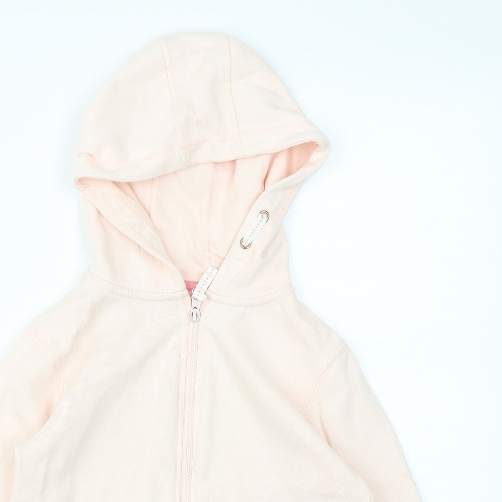 YD Girls Pink   Full Zip Hoodie Size 9-10 Years