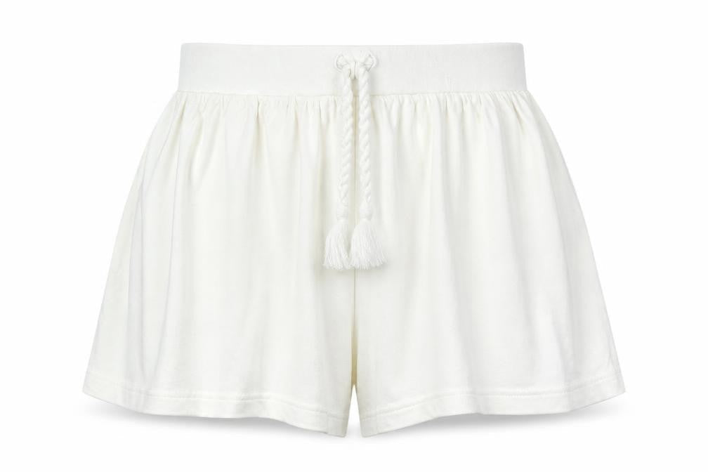 Matalan Girls White   Sweat Shorts Size 7 Years