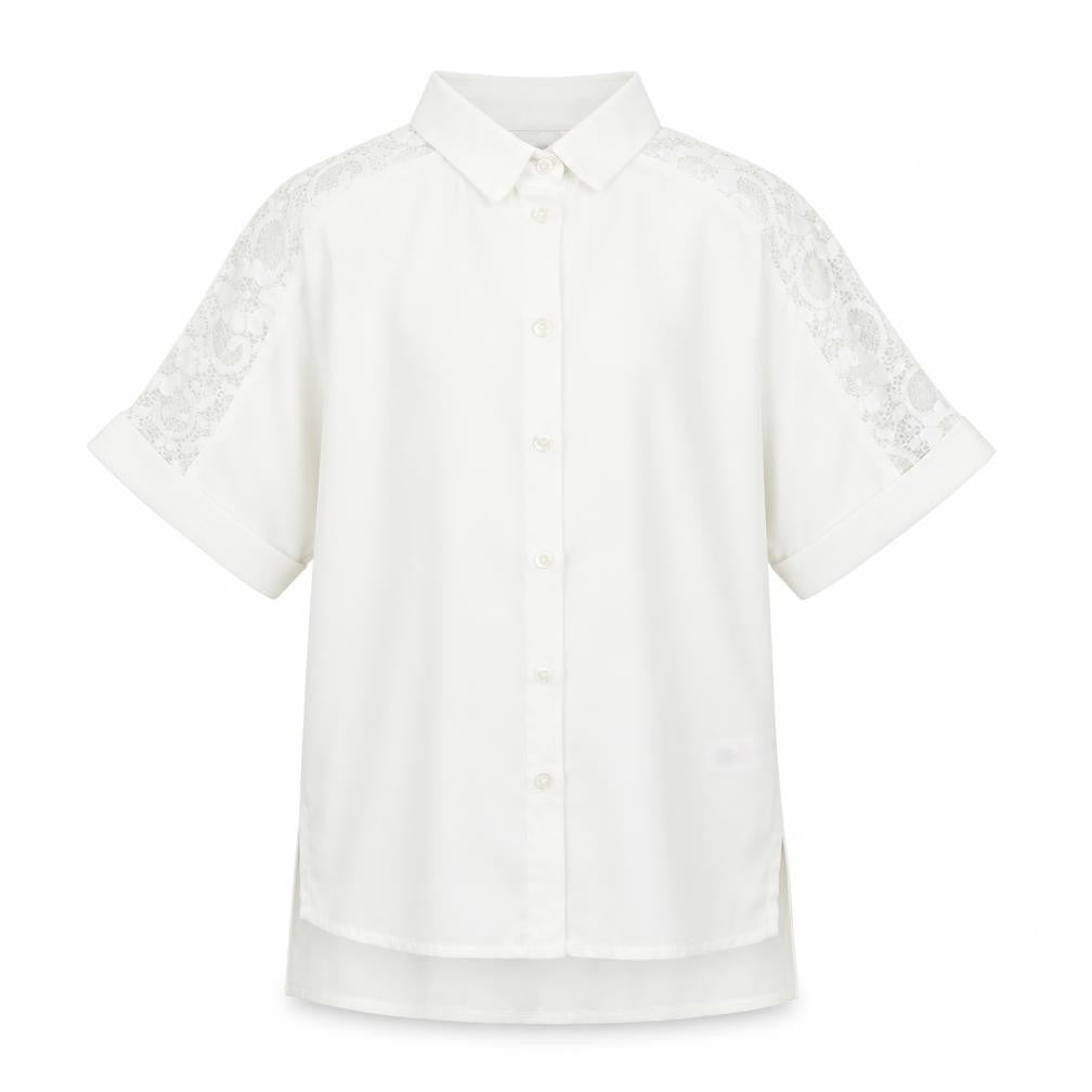 TU Girls White   Basic Blouse Size 6 Years