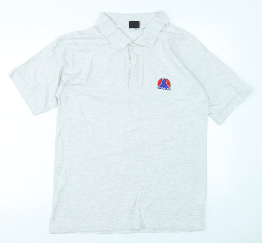Fuji Mens Grey    Polo Size L