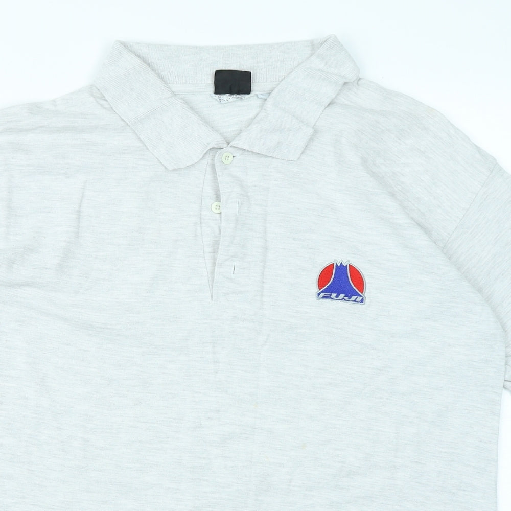 Fuji Mens Grey    Polo Size L