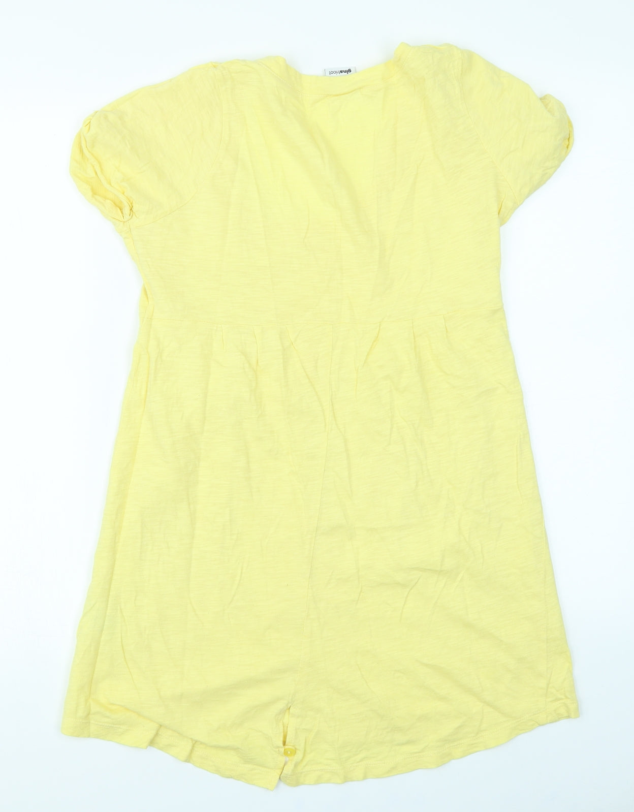 Gina Tricot Womens Yellow   Skater Dress  Size S
