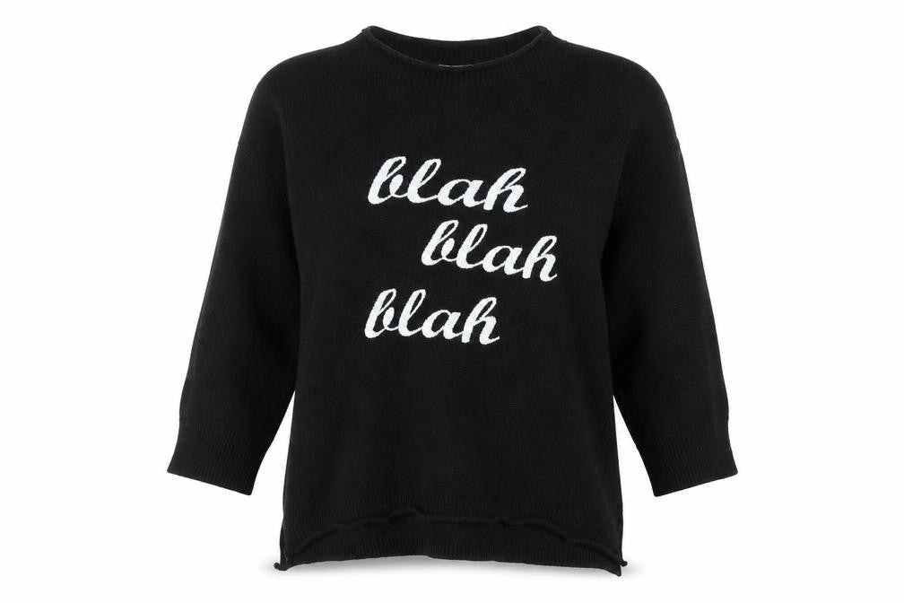 Papaya Womens Black   Pullover Jumper Size S
