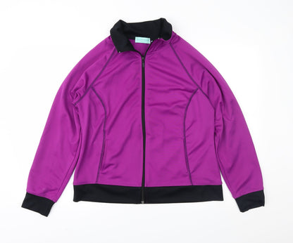 Preloved SILVERWEAR Womens Purple   Jacket  Size L - Front